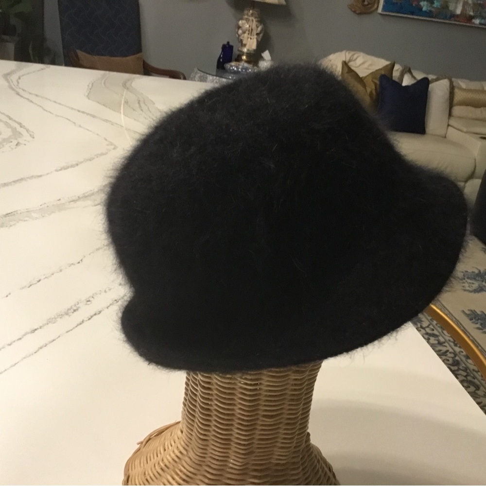 COPY - Black Angora Bucket Hat - Picture 6 of 11